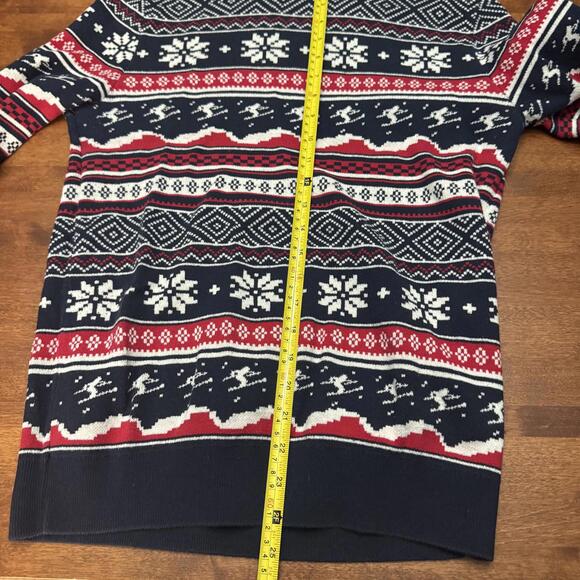 H&M 2010s Christmas/Ski Jumper, Red/Blue/White, Mens Size Small - Picture 5 of 6